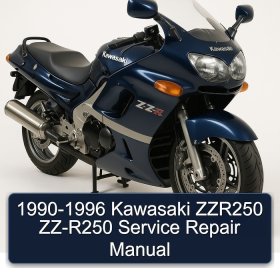 1990-1996 Kawasaki ZZR250 ZZ-R250 Service Repair Manual