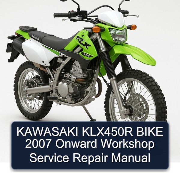 KAWASAKI KLX450R BIKE 2007 Onward Workshop Service Repair Manual