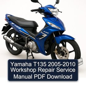 Yamaha T135 2005-2010 Workshop Repair Service Manual PDF Download