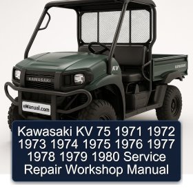 Kawasaki KV 75 1971 1972 1973 1974 1975 1976 1977 1978 1979 1980 Service Repair Workshop Manual
