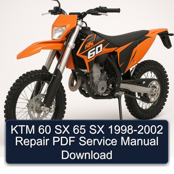 KTM 60 SX 65 SX 1998-2002 Repair PDF Service Manual Download