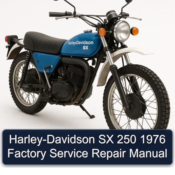 Harley-Davidson SX 250 1976 Factory Service Repair Manual