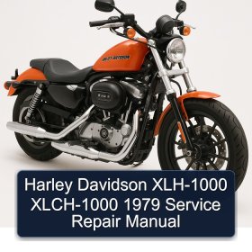 Harley Davidson XLH-1000 XLCH-1000 1979 Service Repair Manual