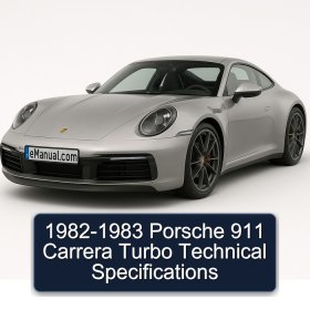 1982-1983 Porsche 911 Carrera Turbo Technical Specifications