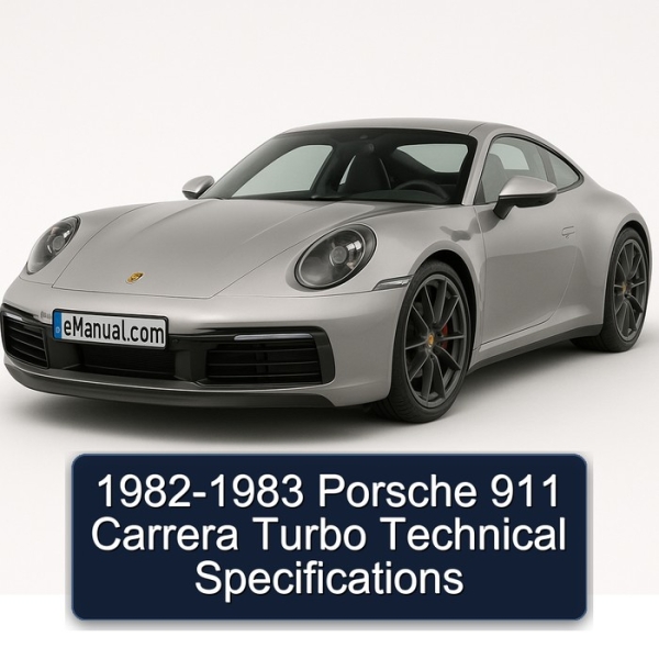 1982-1983 Porsche 911 Carrera Turbo Technical Specifications