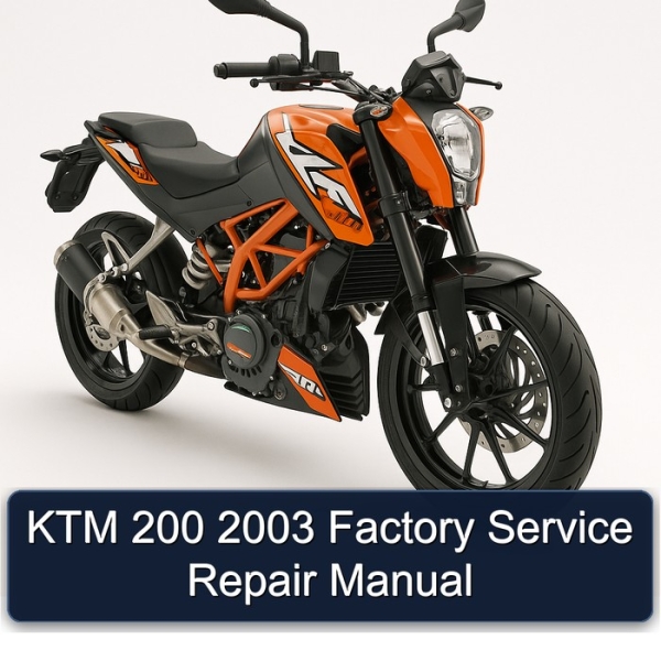 KTM 200 2003 Factory Service Repair Manual