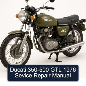 Ducati 350-500 GTL 1976 Sevice Repair Manual