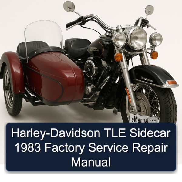Harley-Davidson TLE Sidecar 1983 Factory Service Repair Manual