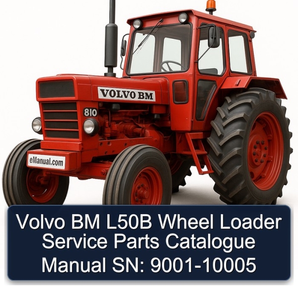 Volvo BM L50B Wheel Loader Service Parts Catalogue Manual SN: 9001-10005