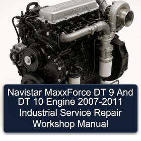 Navistar MaxxForce DT 9 And DT 10 Engine 2007-2011 Industrial Service Repair Workshop Manual