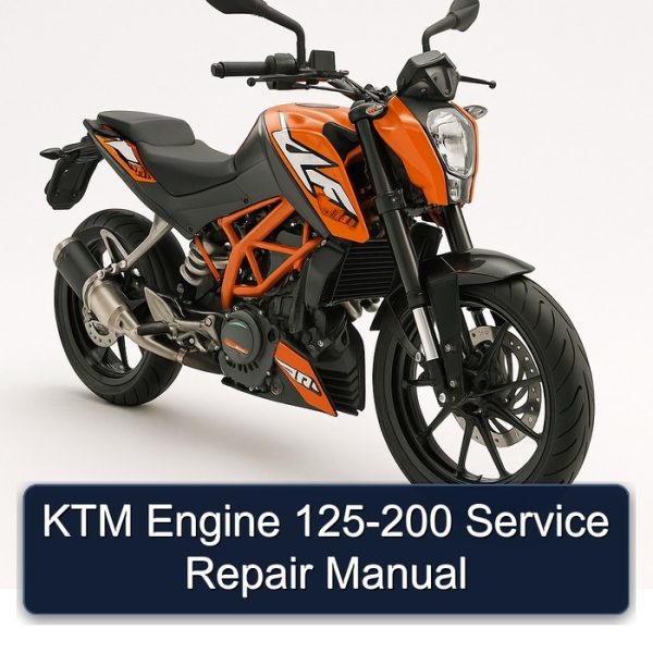 KTM Engine 125-200 Service Repair Manual