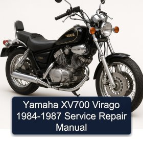 Yamaha XV700 Virago 1984-1987 Service Repair Manual