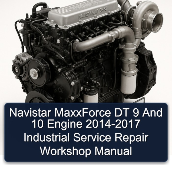 Navistar MaxxForce DT 9 And 10 Engine 2014-2017 Industrial Service Repair Workshop Manual