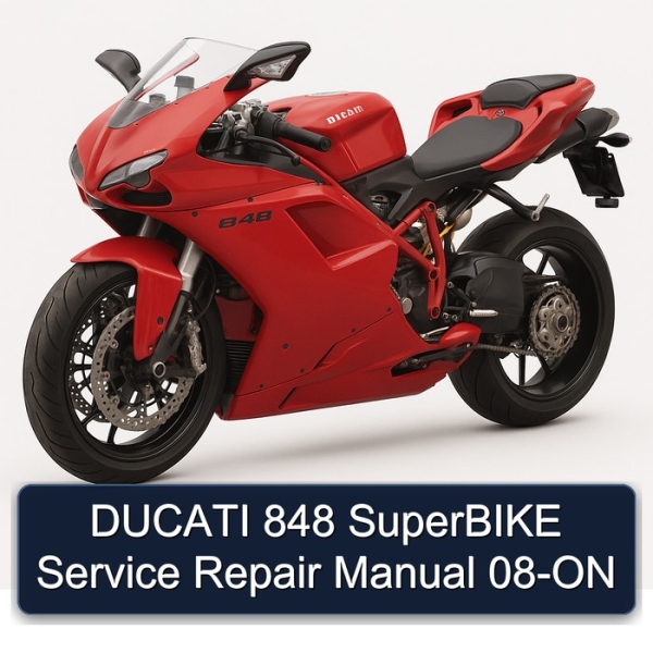 DUCATI 848 SuperBIKE Service Repair Manual 08-ON