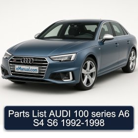 Parts List AUDI 100 series A6 S4 S6 1992-1998