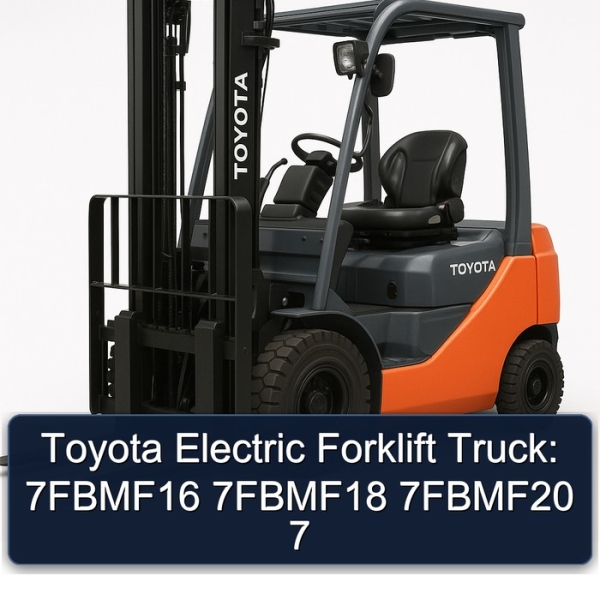 Toyota Electric Forklift Truck: 7FBMF16 7FBMF18 7FBMF20 7