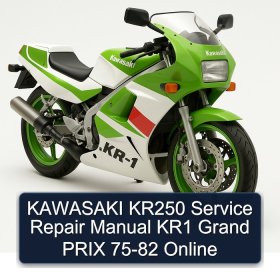 KAWASAKI KR250 Service Repair Manual KR1 Grand PRIX 75-82 Online
