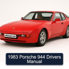 1983 Porsche 944 Drivers Manual