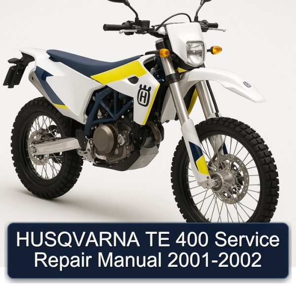 HUSQVARNA TE 400 Service Repair Manual 2001-2002