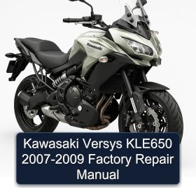 Kawasaki Versys KLE650 2007-2009 Factory Repair Manual