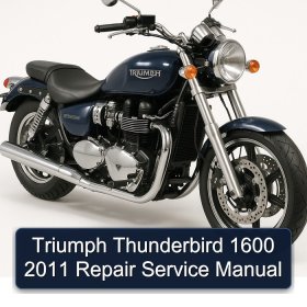 Triumph Thunderbird 1600 2011 Repair Service Manual