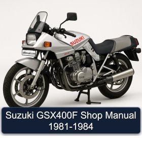 Suzuki GSX400F Shop Manual 1981-1984
