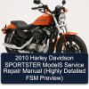2010 Harley Davidson SPORTSTER ModelS Service Repair Manual (Highly Detailed FSM Preview)