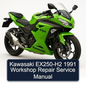 Kawasaki EX250-H2 1991 Workshop Repair Service Manual