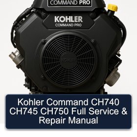 Kohler Command CH740 CH745 CH750 Full Service & Repair Manual