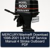 MERCURY/MarineR Download 1998-2001 9.9/15 HP Service Manual 4 Stroke Outboard PDF
