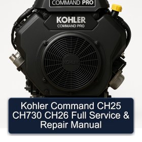Kohler Command CH25 CH730 CH26 Full Service & Repair Manual