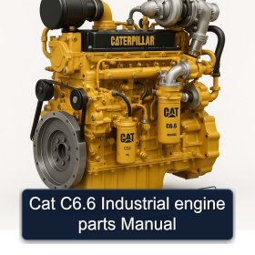 Cat C6.6 Industrial engine parts Manual