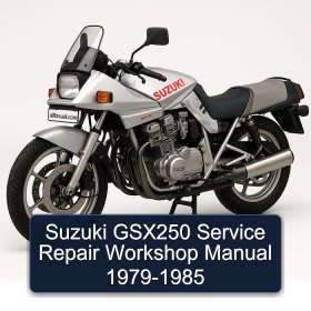 Suzuki GSX250 Service Repair Workshop Manual 1979-1985