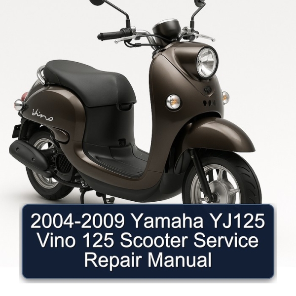 2004-2009 Yamaha YJ125 Vino 125 Scooter Service Repair Manual