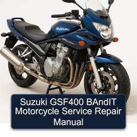 Suzuki GSF400 BAndIT Motorcycle Service Repair Manual