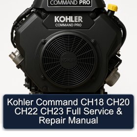 Kohler Command CH18 CH20 CH22 CH23 Full Service & Repair Manual