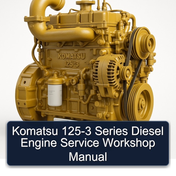 Komatsu 125-3 Series Diesel Engine Service Workshop Manual