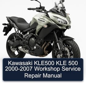 Kawasaki KLE500 KLE 500 2000-2007 Workshop Service Repair Manual