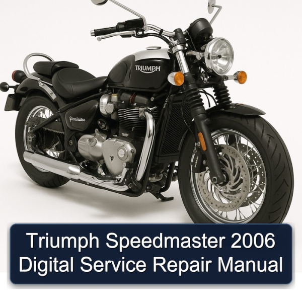 Triumph Speedmaster 2006 Digital Service Repair Manual