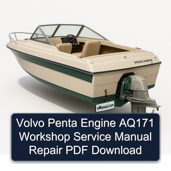 Volvo Penta Engine AQ171 Workshop Service Manual Repair PDF Download