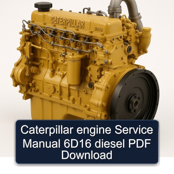 Caterpillar engine Service Manual 6D16 diesel PDF Download