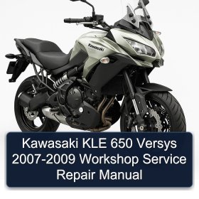 Kawasaki KLE 650 Versys 2007-2009 Workshop Service Repair Manual