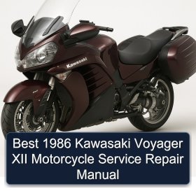 Best 1986 Kawasaki Voyager XII Motorcycle Service Repair Manual