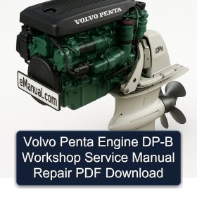 Volvo Penta Engine DP-B Workshop Service Manual Repair PDF Download
