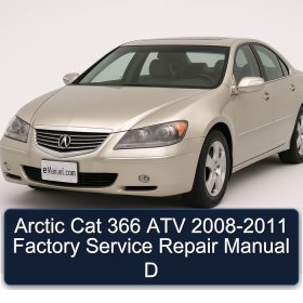 Arctic Cat 366 ATV 2008-2011 Factory Service Repair Manual D