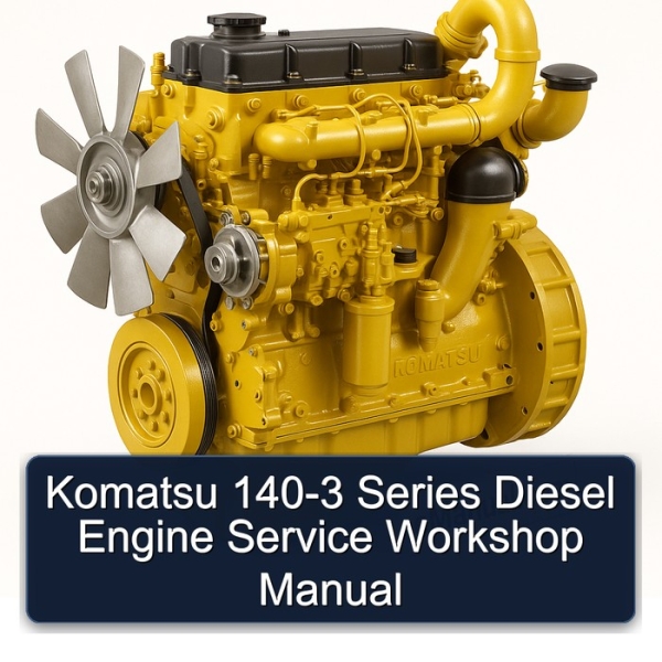 Komatsu 140-3 Series Diesel Engine Service Workshop Manual