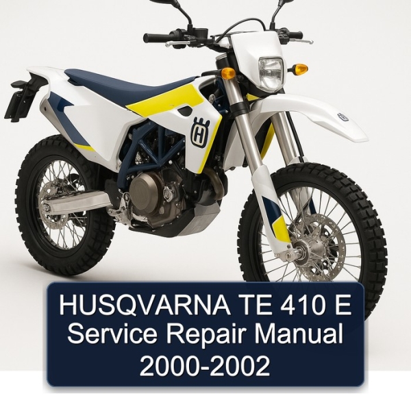 HUSQVARNA TE 410 E Service Repair Manual 2000-2002