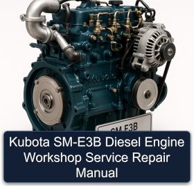 Kubota SM-E3B Diesel Engine Workshop Service Repair Manual