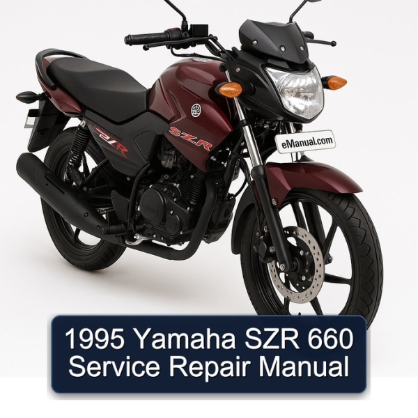 1995 Yamaha SZR 660 Manual de servicio y reparación