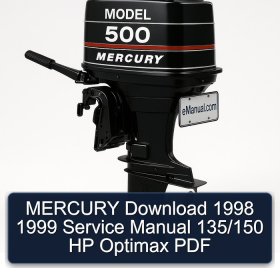 MERCURY Download 1998 1999 Service Manual 135/150 HP Optimax PDF